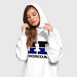 Женское худи-платье Honda, цвет: белый — фото 2