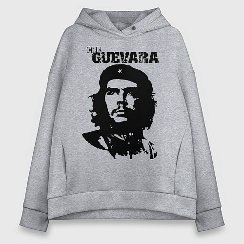 Женское худи оверсайз Che Guevara / Меланж – фото 1