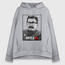 Толстовка оверсайз женская Stalin: Style in, цвет: меланж