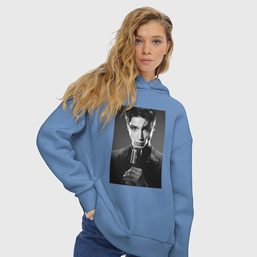 Женское худи оверсайз Энди Бирсак / Мягкое небо – фото 3