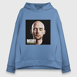 Толстовка оверсайз женская Moby: Porcelain, цвет: мягкое небо