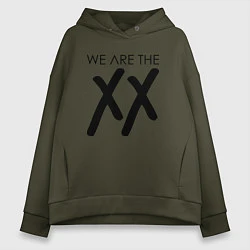 Толстовка оверсайз женская We are the XX, цвет: хаки