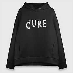 Толстовка оверсайз женская The Cure, цвет: черный