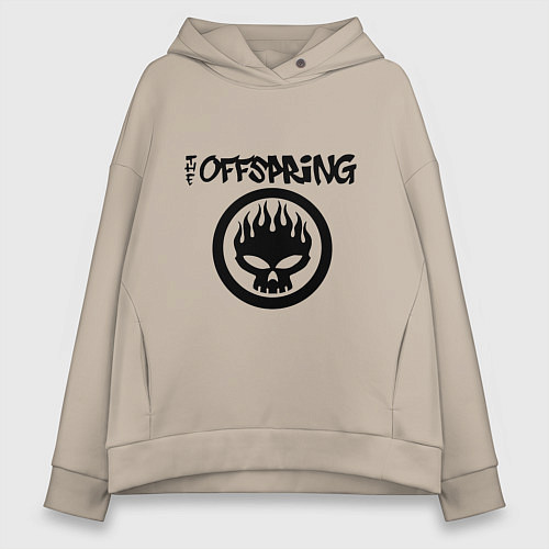 Женское худи оверсайз The Offspring / Миндальный – фото 1