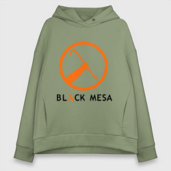 Женское худи оверсайз Black mesa: Scrap