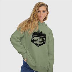 Толстовка оверсайз женская Fortnite Forever, цвет: авокадо — фото 2