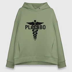 Толстовка оверсайз женская Placebo, цвет: авокадо