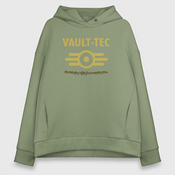 Толстовка оверсайз женская Vault Tec, цвет: авокадо