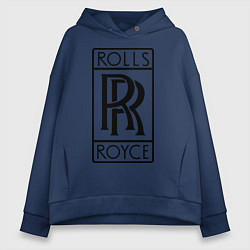Женское худи оверсайз Rolls-Royce logo