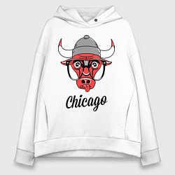 Женское худи оверсайз Chicago SWAG