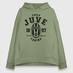 Толстовка оверсайз женская Forza Juve 1897: Torino, цвет: авокадо
