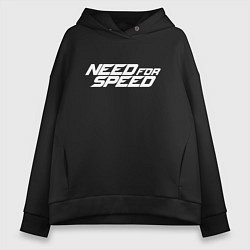 Толстовка оверсайз женская Need for Speed, цвет: черный