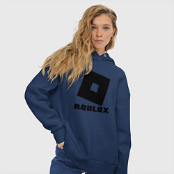 Толстовка оверсайз женская ROBLOX, цвет: тёмно-синий — фото 2