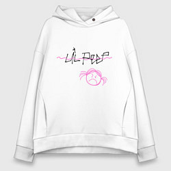 Толстовка оверсайз женская Lil Peep, цвет: белый