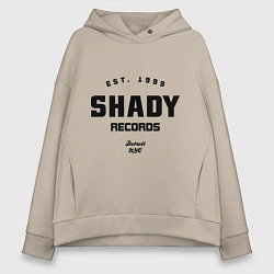 Толстовка оверсайз женская Shady records, цвет: миндальный