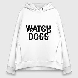 Толстовка оверсайз женская Watch Dogs, цвет: белый