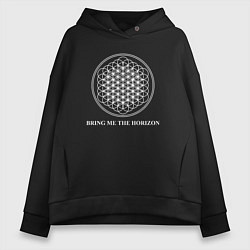 Толстовка оверсайз женская BRING ME THE HORIZON, цвет: черный