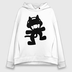 Толстовка оверсайз женская MONSTERCAT, цвет: белый