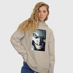 Толстовка оверсайз женская Joker, цвет: миндальный — фото 2