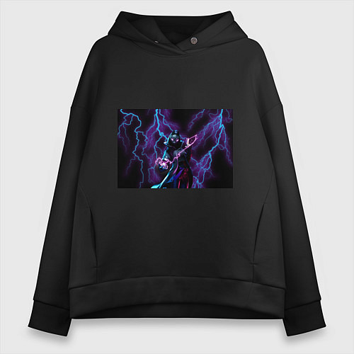 Женское худи оверсайз FORTNITE / Черный – фото 1