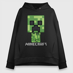 Толстовка оверсайз женская MINECRAFT, цвет: черный