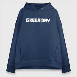 Толстовка оверсайз женская GreenDay, цвет: тёмно-синий
