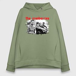 Толстовка оверсайз женская The Cranberries, цвет: авокадо