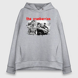 Толстовка оверсайз женская The Cranberries, цвет: меланж