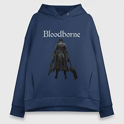 Толстовка оверсайз женская Bloodborne, цвет: тёмно-синий