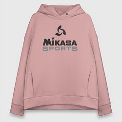 Толстовка оверсайз женская MIKASA SPORTS, цвет: пыльно-розовый