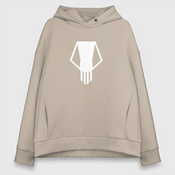 Толстовка оверсайз женская Bakugo t-shirt, цвет: миндальный