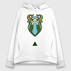 Толстовка оверсайз женская Фурион Dota 2, цвет: белый