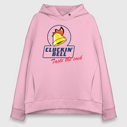 Толстовка оверсайз женская CLUCKIN BELL GTA, цвет: светло-розовый