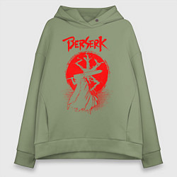Толстовка оверсайз женская BERSERK, цвет: авокадо