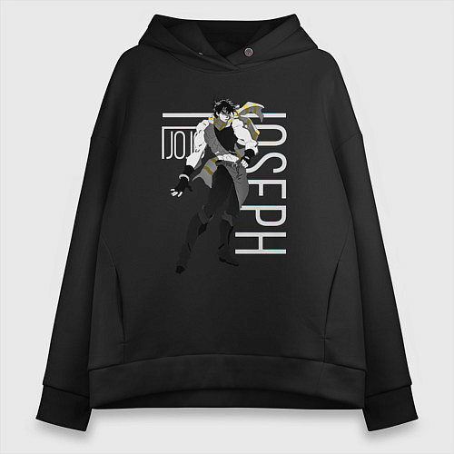 Женское худи оверсайз ДжоДжо / Черный – фото 1