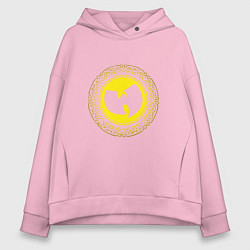 Толстовка оверсайз женская Wu-Tang Style, цвет: светло-розовый