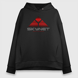 Толстовка оверсайз женская Skynet, цвет: черный