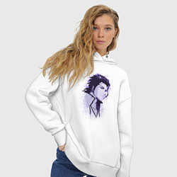 Толстовка оверсайз женская Sosuke Aizen, цвет: белый — фото 2