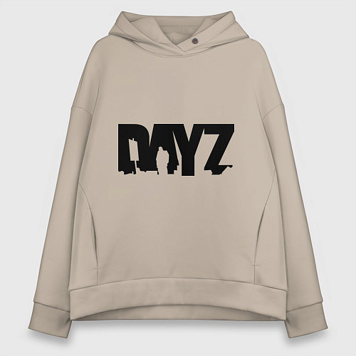 Женское худи оверсайз DayZ / Миндальный – фото 1