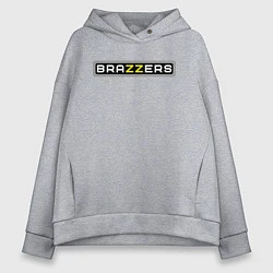 Толстовка оверсайз женская Brazzers, цвет: меланж