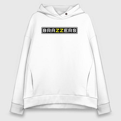 Толстовка оверсайз женская Brazzers, цвет: белый