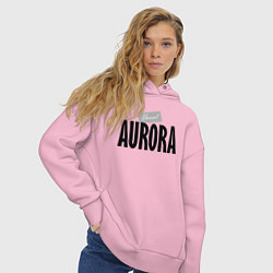 Толстовка оверсайз женская Unreal Aurora, цвет: светло-розовый — фото 2