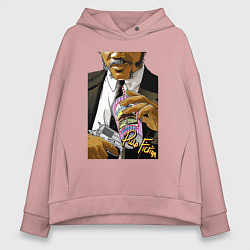 Толстовка оверсайз женская Samuel, цвет: пыльно-розовый