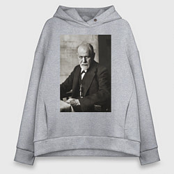 Толстовка оверсайз женская Casual freud, цвет: меланж