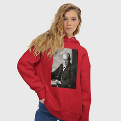 Толстовка оверсайз женская Casual freud, цвет: красный — фото 2