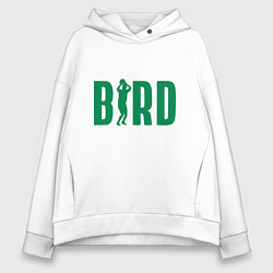 Толстовка оверсайз женская Bird -Boston, цвет: белый