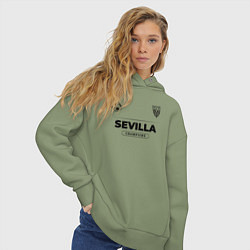 Толстовка оверсайз женская Sevilla Униформа Чемпионов, цвет: авокадо — фото 2