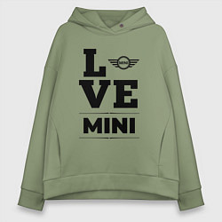 Толстовка оверсайз женская Mini Love Classic, цвет: авокадо