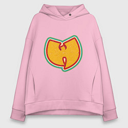 Толстовка оверсайз женская Wu-Tang Colors, цвет: светло-розовый