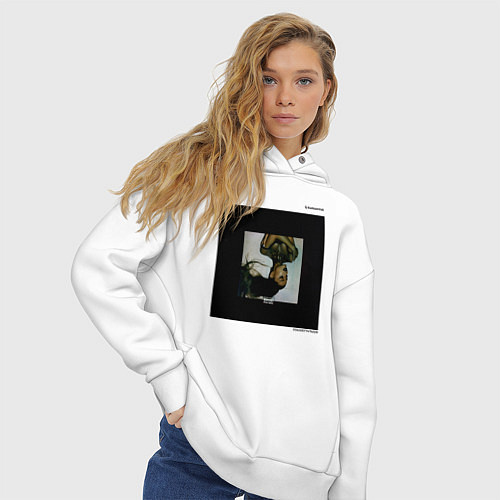 Женское худи оверсайз SV Thank U, Next W / Белый – фото 3